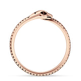 Oxidized Snake Ring