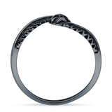 Oxidized Skull & Feather Rings