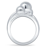 Three Ball Layered Ring