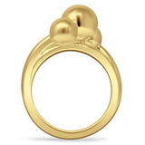 Three Ball Layered Ring
