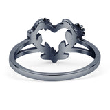 Flower & Heart Ring