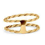 Twisted Rope Ring