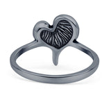 Mushroom Heart Ring