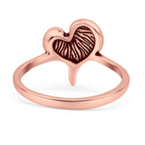 Mushroom Heart Ring