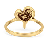 Mushroom Heart Ring