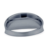 Concave Wedding Band