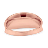 Concave Wedding Band