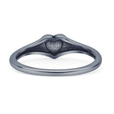 Paw Print & Heart Ring