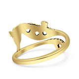 Celtic Seahorse Ring