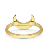 Crescent Moon Ring