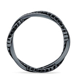 Twisted Leaf Vine Ring