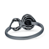 Oxidized Spider Ring
