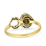 Oxidized Spider Ring