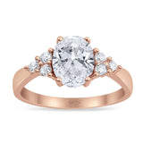 Vintage Style Oval Natural Stone Ring 