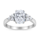 Vintage Style Oval Natural Stone Ring 