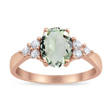 Vintage Style Oval Natural Stone Ring 