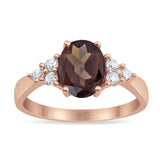 Vintage Style Oval Natural Stone Ring 