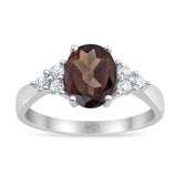 Vintage Style Oval Natural Stone Ring 