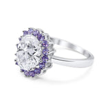 Art Deco Oval Natural Stone Ring