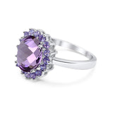 Art Deco Oval Natural Stone Ring