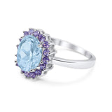 Art Deco Oval Natural Stone Ring