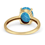 Oval Solitaire Ring