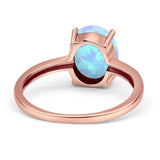 Oval Solitaire Ring