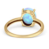 Oval Solitaire Ring