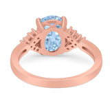 Art Deco Oval Natural Stone Ring