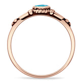 Pear Teardrop Twisted Ring