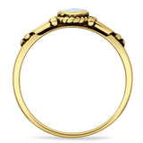 Pear Teardrop Twisted Ring