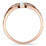 Cross Heart Swirl Ring