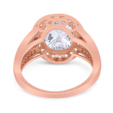 Art Deco Oval Natural Stone Ring