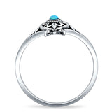 Oxidized Turtle Ring