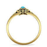 Oxidized Turtle Ring