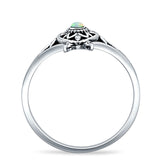 Oxidized Turtle Ring