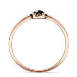 Oxidized Beaded Bali Ring