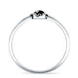 Oxidized Beaded Bali Ring