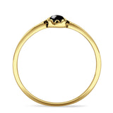 Oxidized Beaded Bali Ring