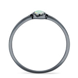 Oxidized Beaded Bali Ring