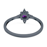 Minimalist Round Natural Stone Ring