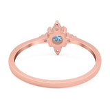 Minimalist Round Natural Stone Ring