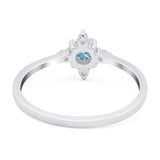 Minimalist Round Natural Stone Ring