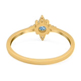 Minimalist Round Natural Stone Ring