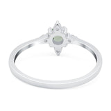 Minimalist Round Natural Stone Ring