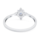 Minimalist Round Natural Stone Ring