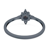 Minimalist Round Natural Stone Ring
