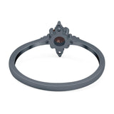 Minimalist Round Natural Stone Ring