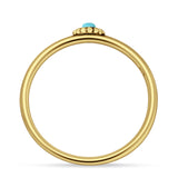 Round Opal Beaded Ring