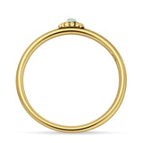 Round Opal Beaded Ring